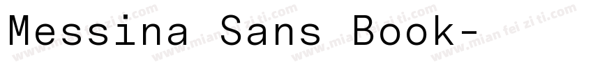 Messina Sans Book字体转换